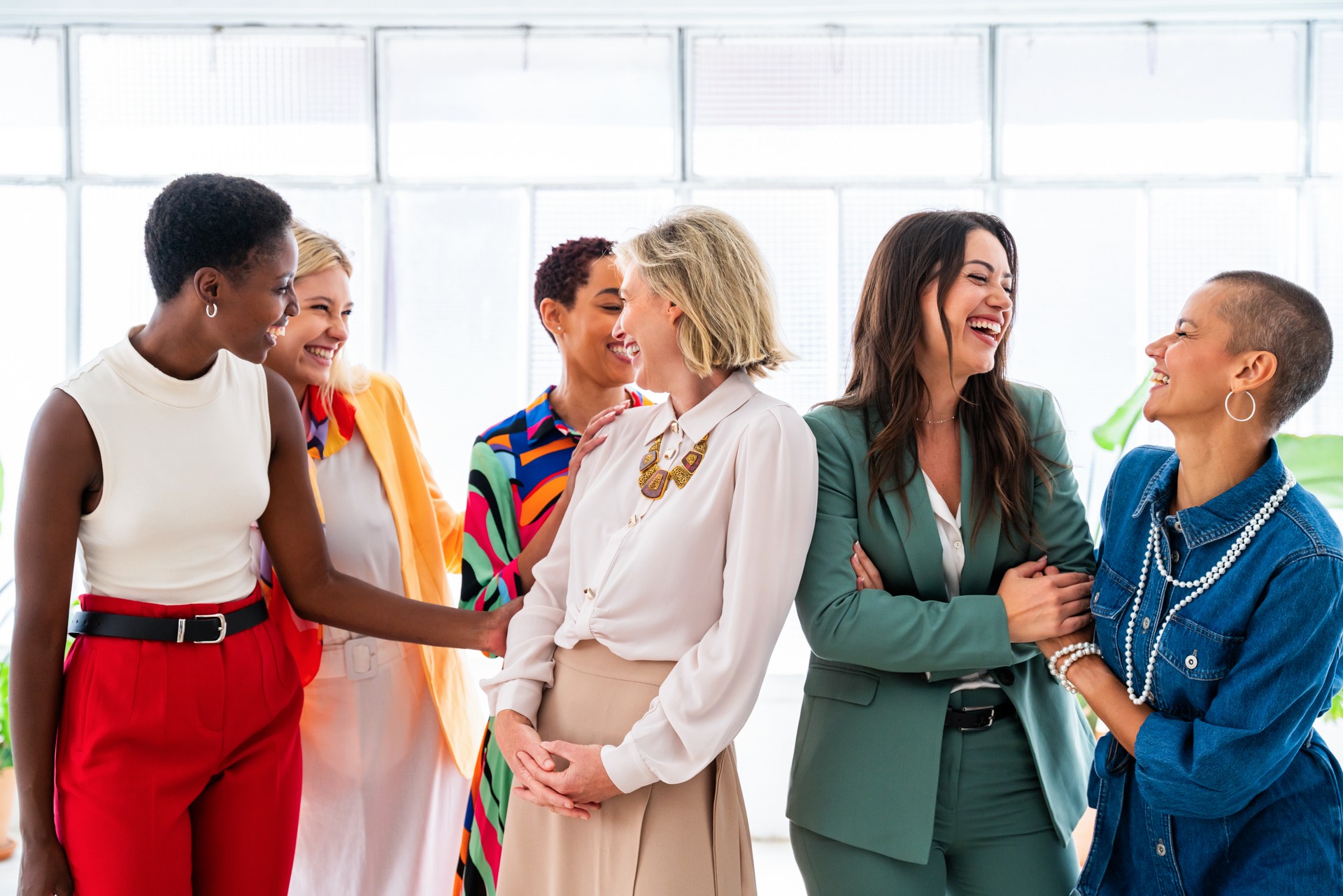 Group of businesswomen meeting in the office